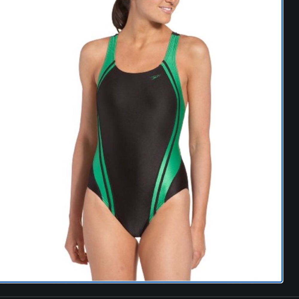 Speedo Training Swimsuit Quantum Splice Black Gree